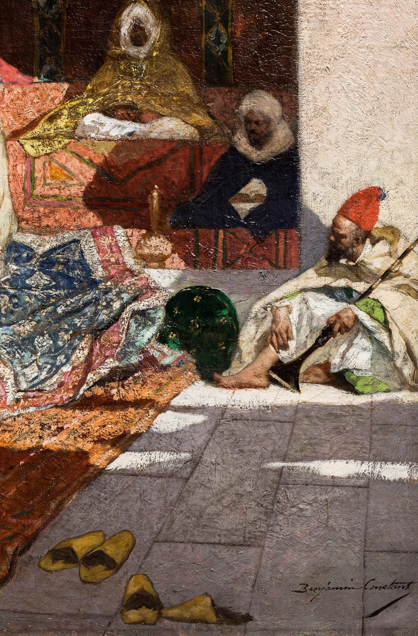 Jean - Joseph Benjamin, Constant, Doni di un Pascià, Musée des beaux, arts de Mulhouse, dettaglio